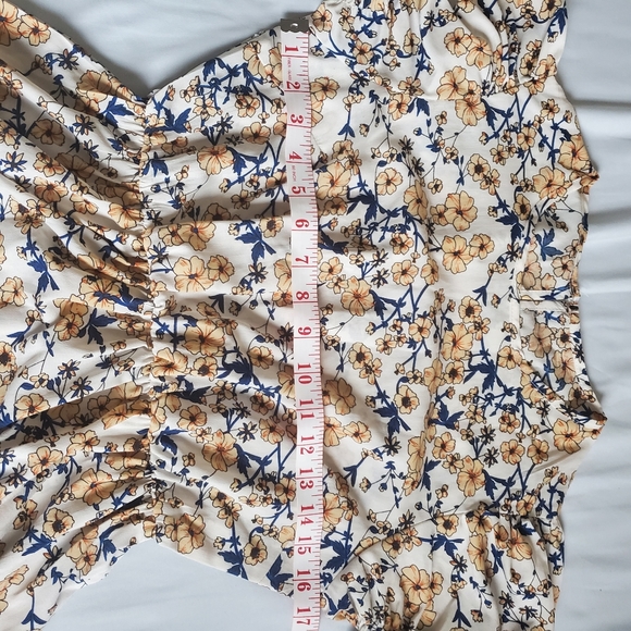 SHEIN Ruffle Hem Allover Floral A-Line Dress size S - Picture 8 of 16